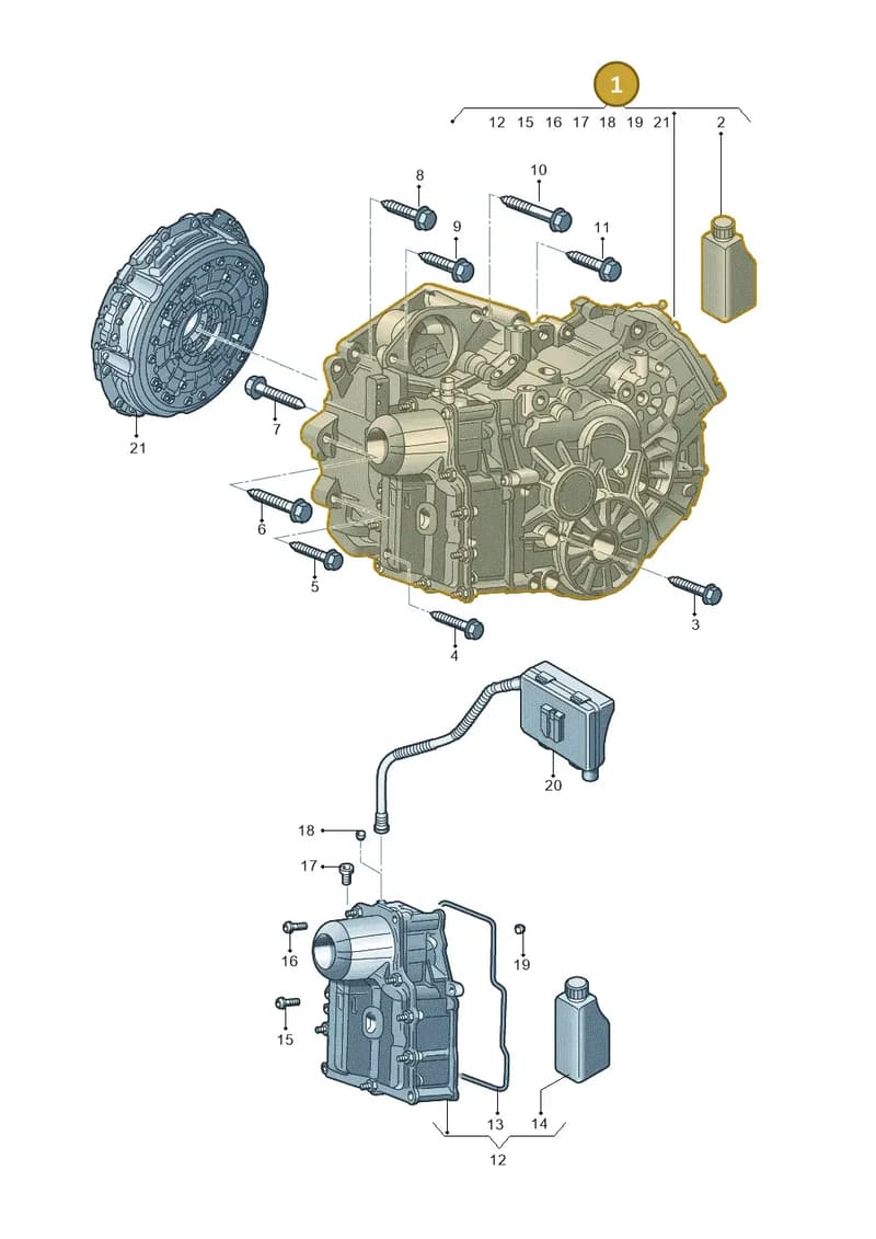 0CW300049RX000 — Volkswagen Touran (2015-2025) diagram 869300200, position 1