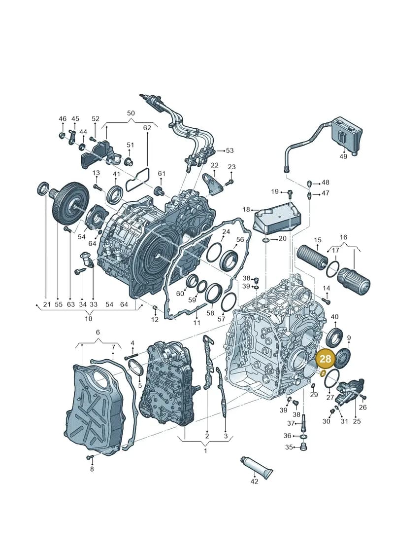 0DD311499A — Audi A3 Sportback (2016-2020) diagram 890321600, position 28