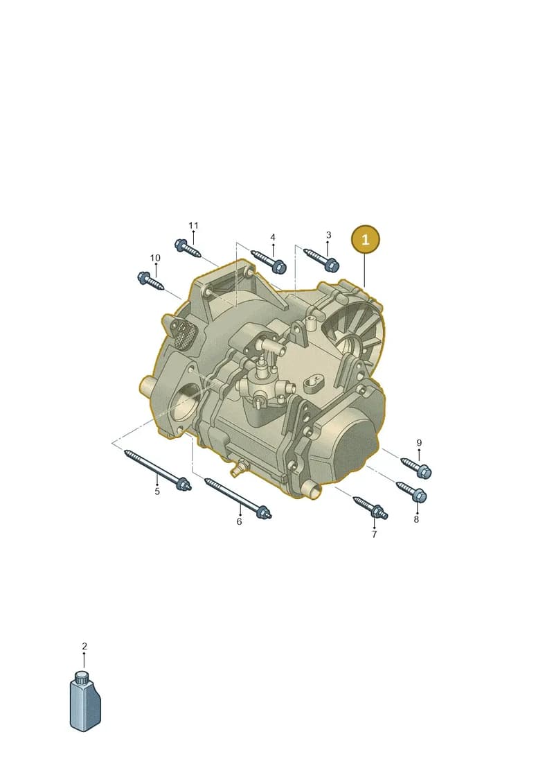 0DF300045M — Skoda Fabia (2021-2022) diagram 837305070, position 1