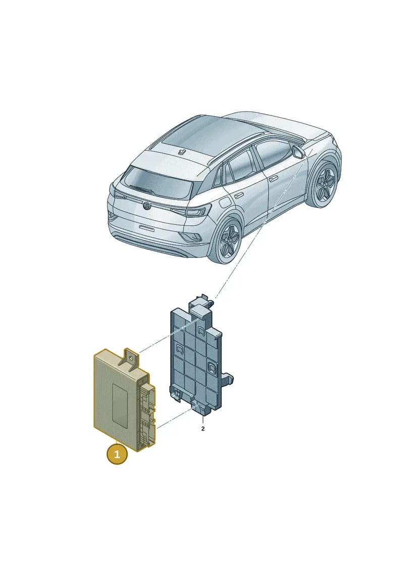 0EA906012CS11A — Volkswagen ID.4 (2020-2025) diagram 11a906020, position 1