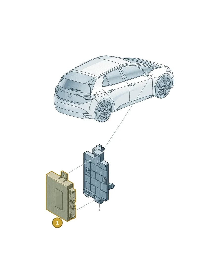 0EA907425C — Volkswagen ID.3 (2019-2025) diagram 10a906020, position 1