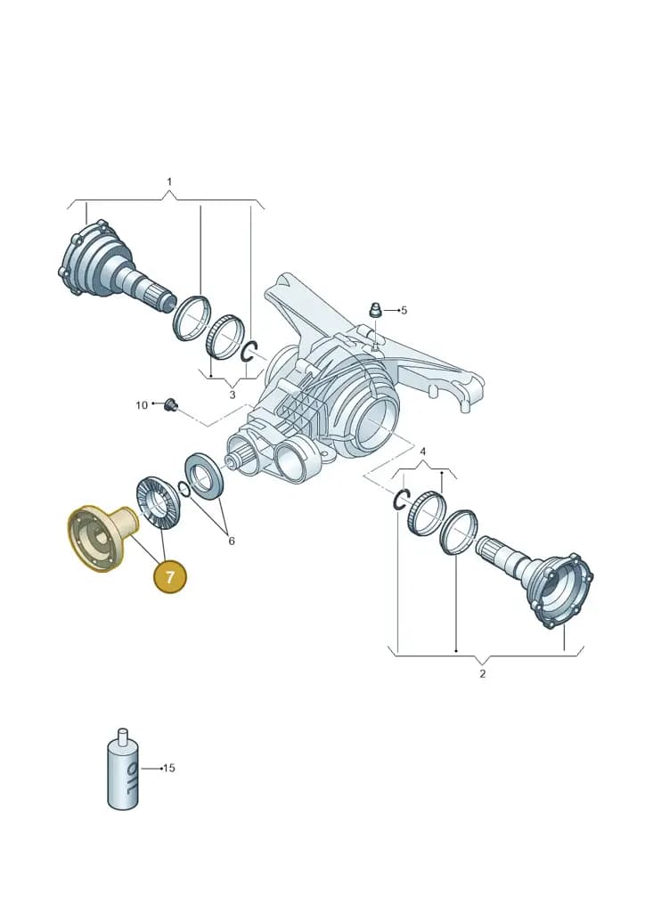 0G2598070 — Audi Q8 (2018-2025) diagram 859525200, position 7