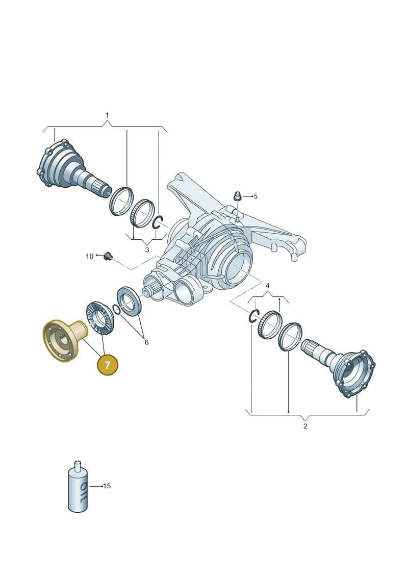 0G2598070 — Audi Q8 (2018-2025) diagram 859525200, position 7