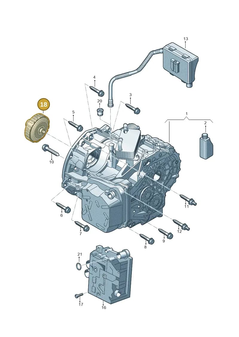 0GC325025DXZ4P — Volkswagen Golf (2016-2020) diagram 828300620, position 18+28
