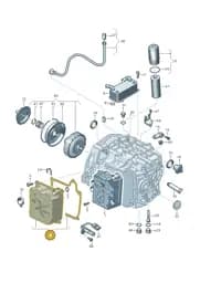 0GC325201K Volkswagen Cover with Seal
