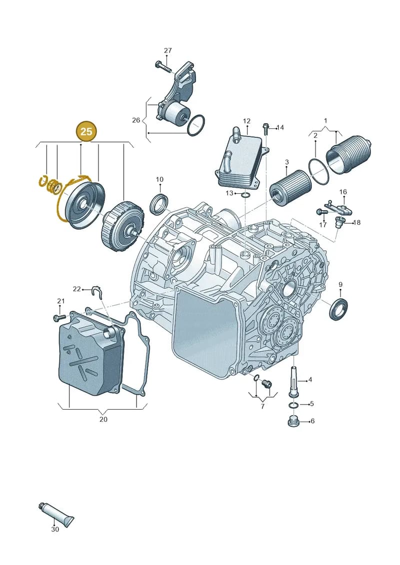 0GC398029C — Skoda Karoq (2017-2023) diagram 827300610, position 25