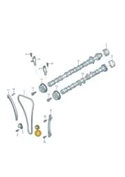0XW105209 Volkswagen Chain Sprocket