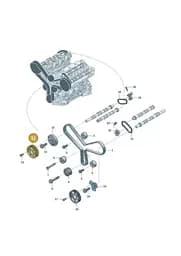 0XW109111 Volkswagen Toothed Belt Pulley