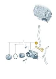 0XW117070A Volkswagen Seal