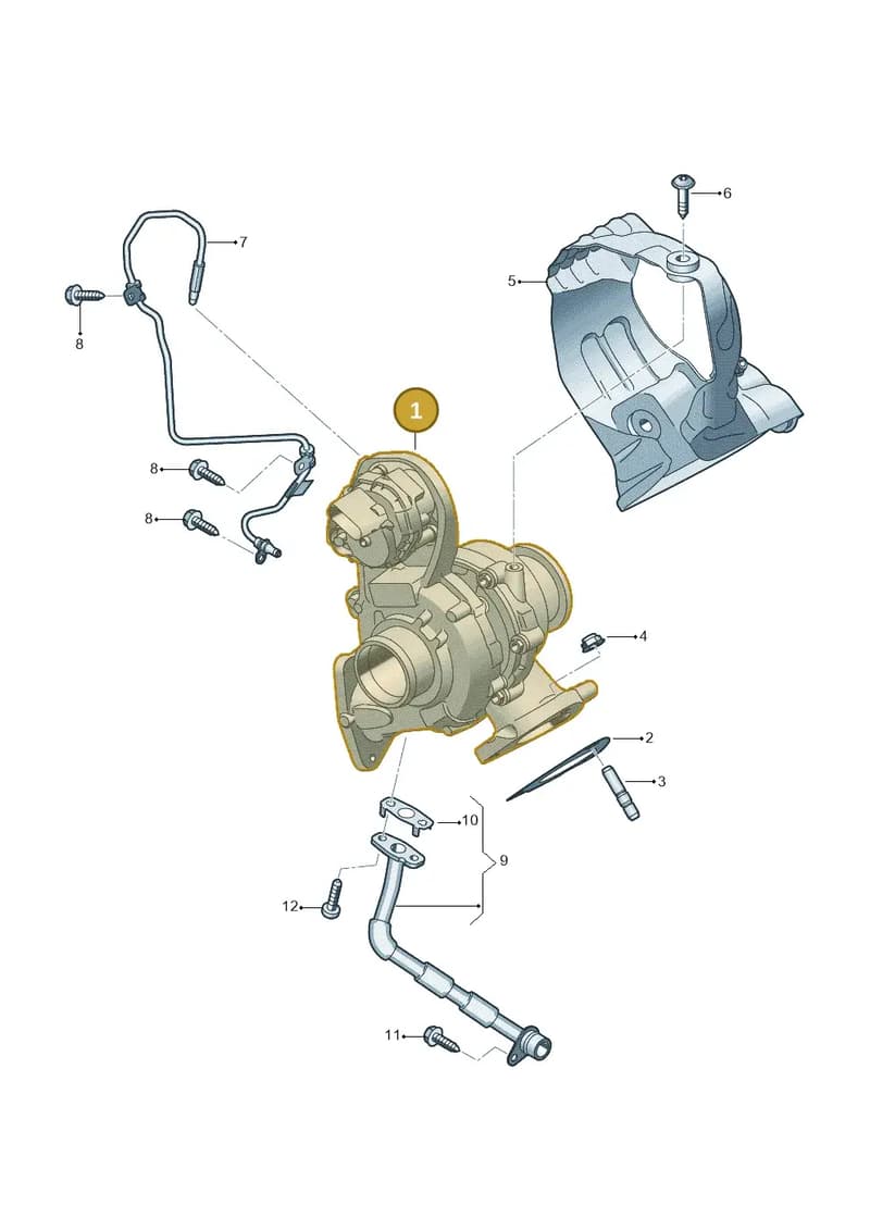 0XW145703L — Volkswagen Amarok (2022-2025) diagram 2hb145301, position 1