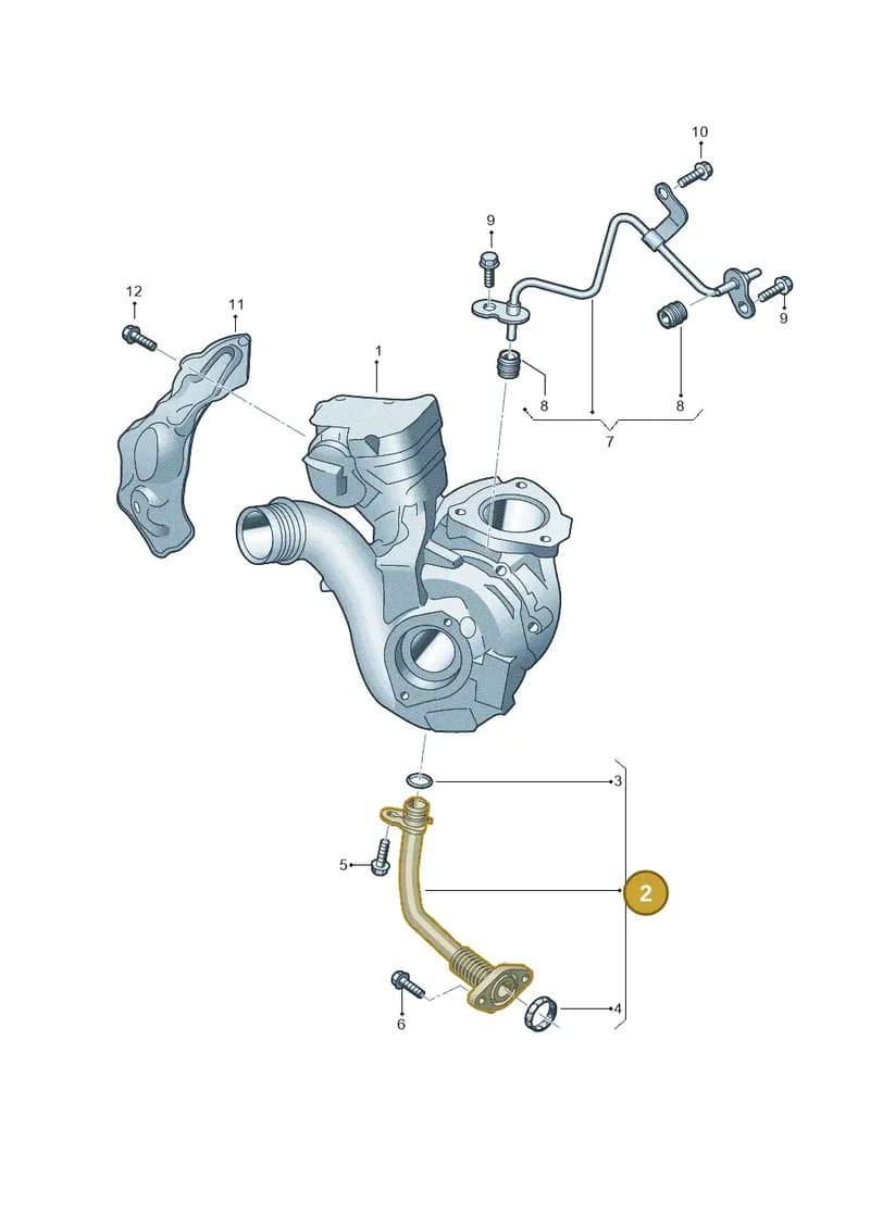0XW145735A — Volkswagen Amarok (2022-2025) diagram 2hb145351, position 2