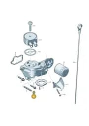 0XW145736F Volkswagen O-Ring