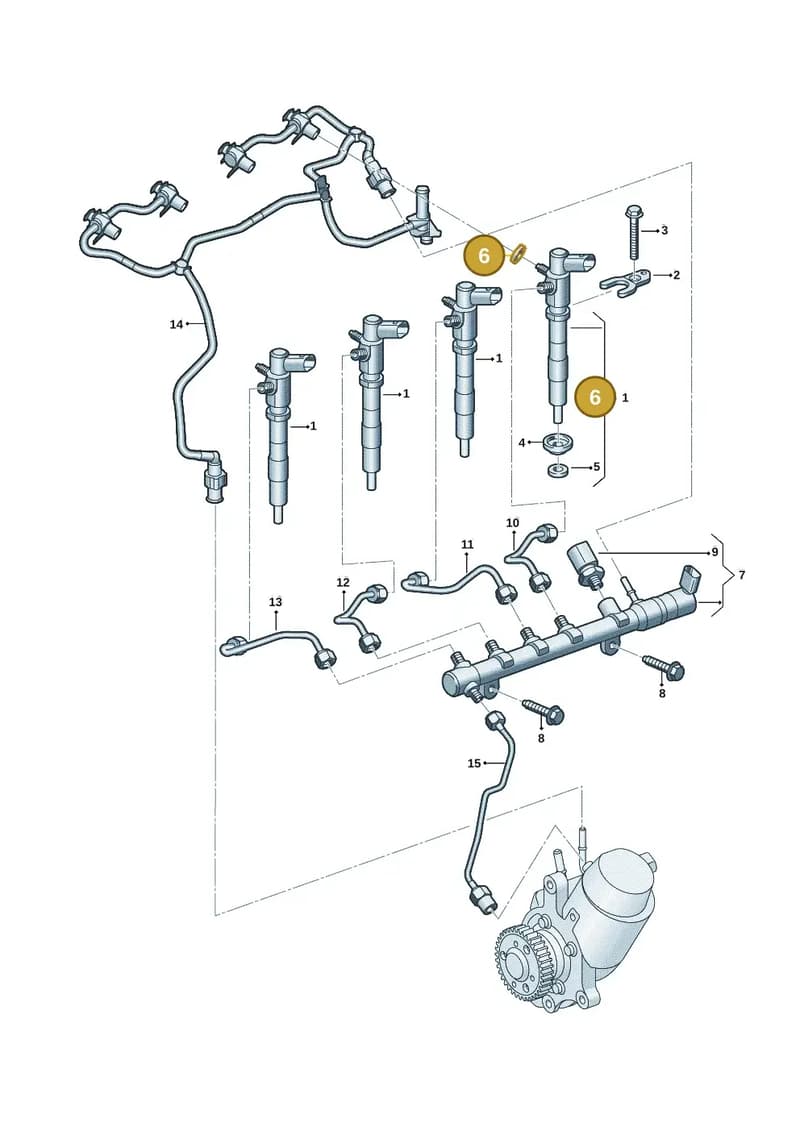 0XW321181E — Volkswagen Amarok (2022-2025) diagram 2hb130001, position 6