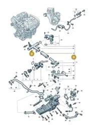 0XW919501A Volkswagen Coolant Temperature Sender