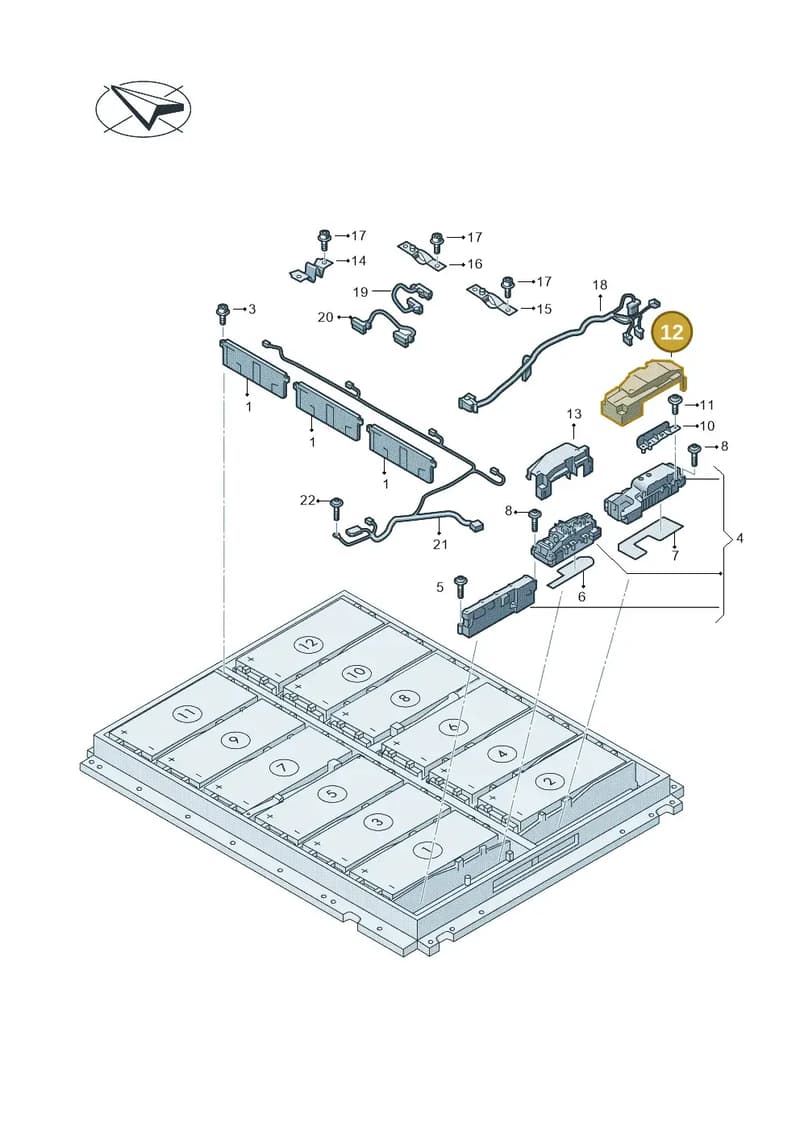 0Z1915521L — Audi Q4 Sportback (2021-2025) diagram 082915060, position 12