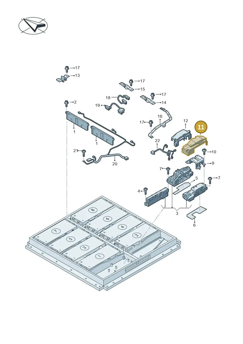 0Z1915521N — Skoda Enyaq (2020-2021) diagram 055915062, position 11