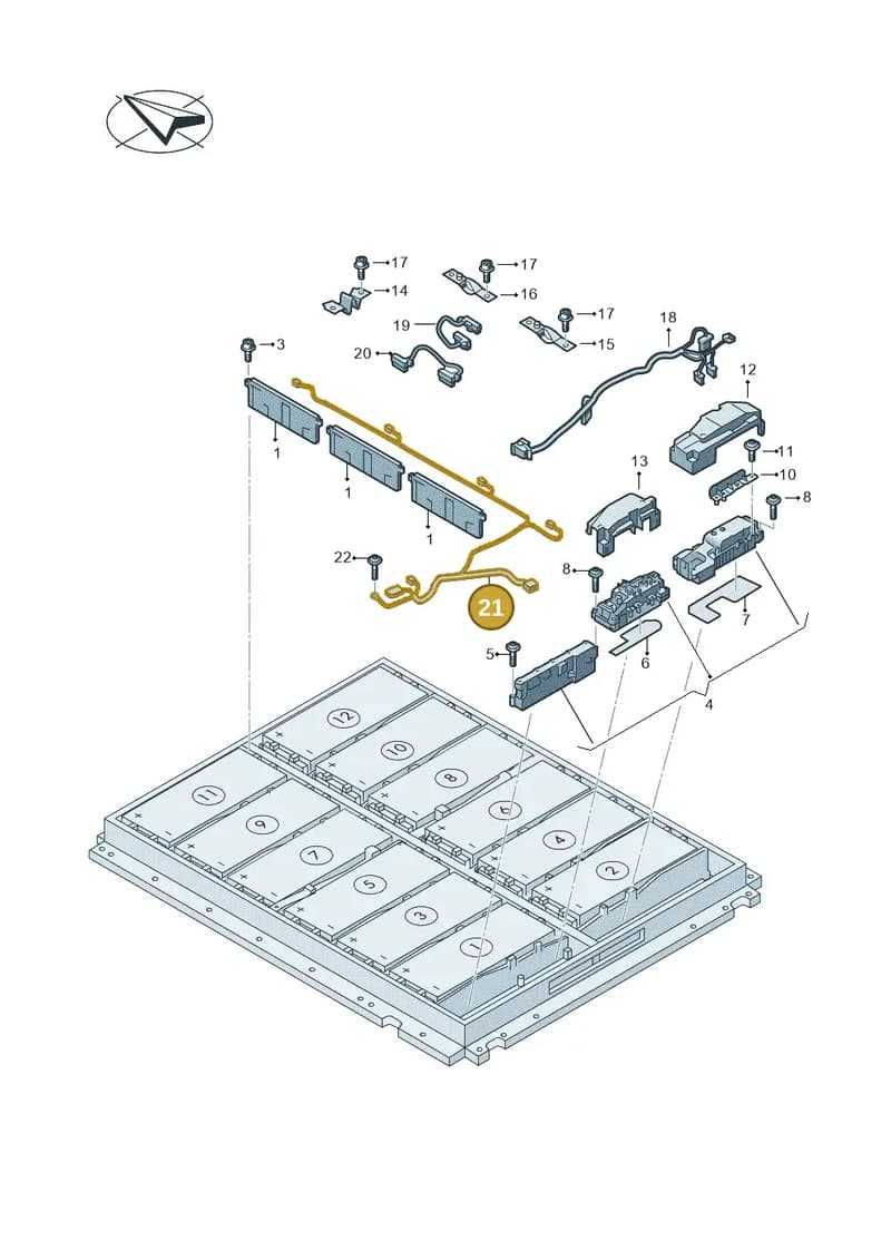 0Z1971221AP — Audi Q4 Sportback (2021-2025) diagram 082915081, position 21