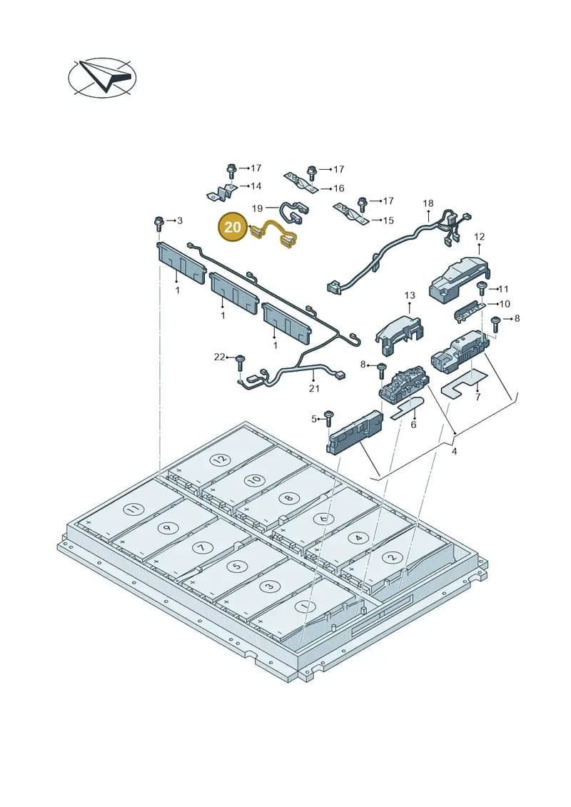0Z1971690AE — Audi Q4 Sportback (2021-2025) diagram 082915081, position 20