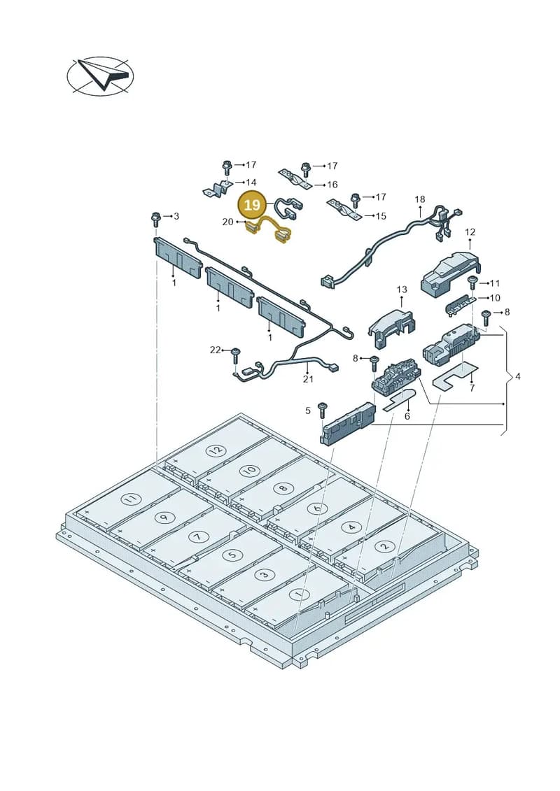 0Z1971690AF — SEAT CUPRA Born (2021-) diagram 11n915060, position 19