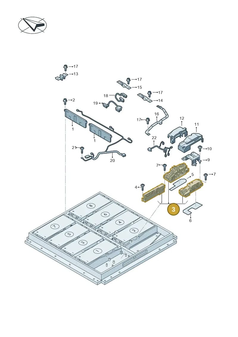 0Z1998184S — Volkswagen ID.4 (2020-2025) diagram 055915062, position 3