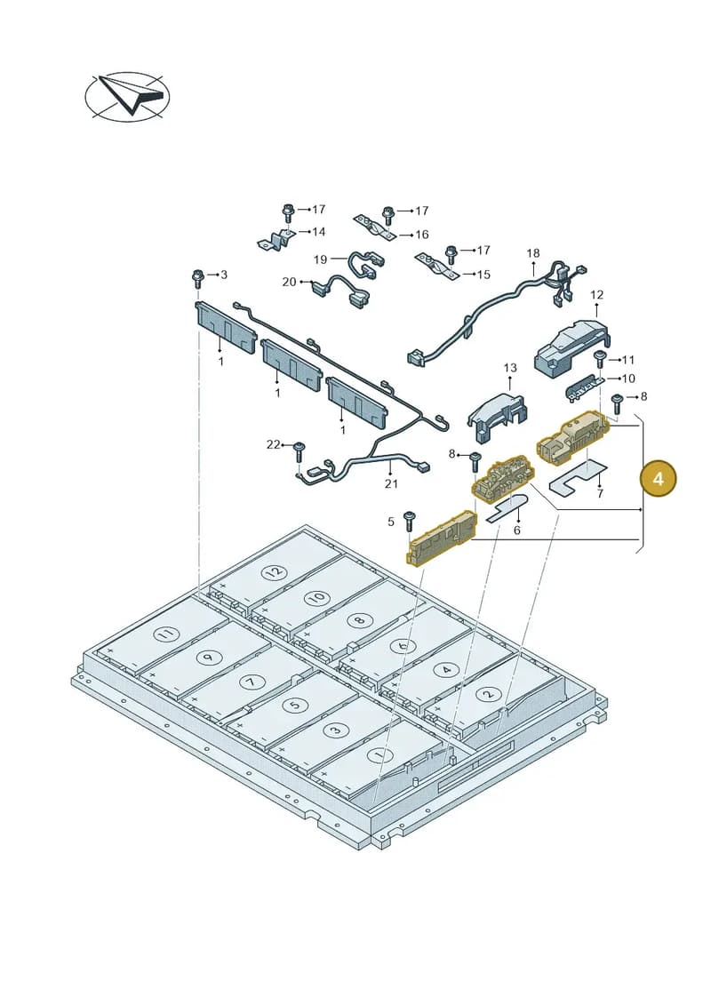 0Z1998184S — SEAT CUPRA Born (2021-) diagram 082915060, position 4