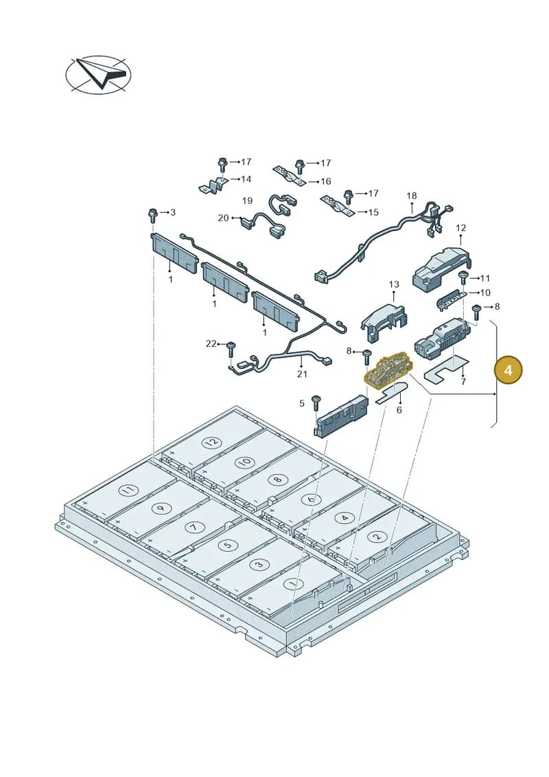 0Z1998184T — Volkswagen ID. Buzz (2022-2025) diagram 082915060, position 4