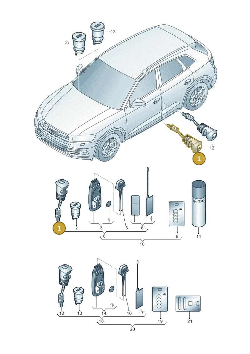 107837168EC — Audi Q5 (2016-2025) diagram 896837012, position 1