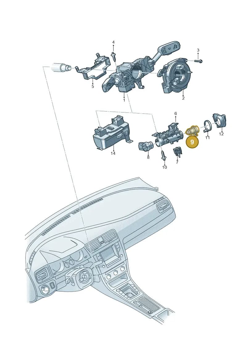 107905855AP — Skoda Fabia (2021-2022) diagram 584905070, position 9