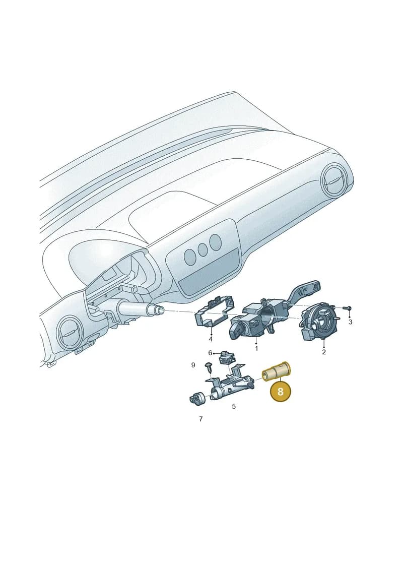 107905855KP — Skoda Citigo (2019-2021) diagram 772953500, position 8
