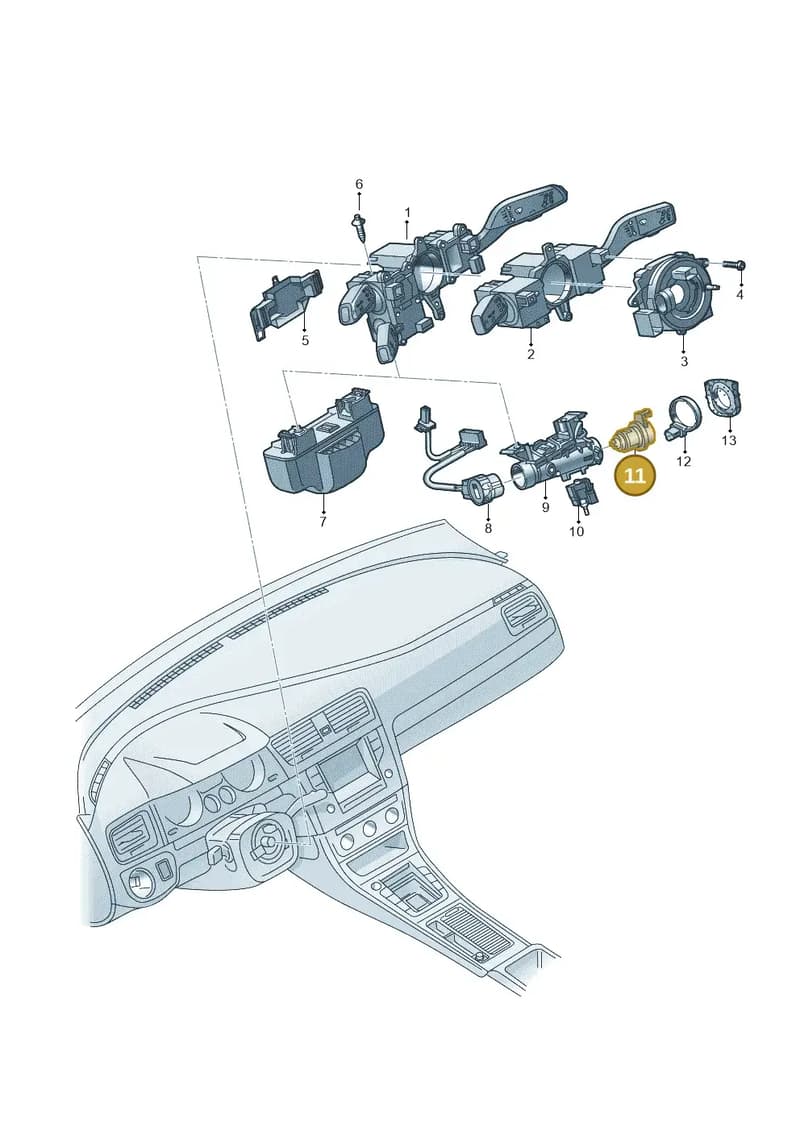 107905855KR — SEAT Toledo (2015-2019) diagram 879953500, position 11