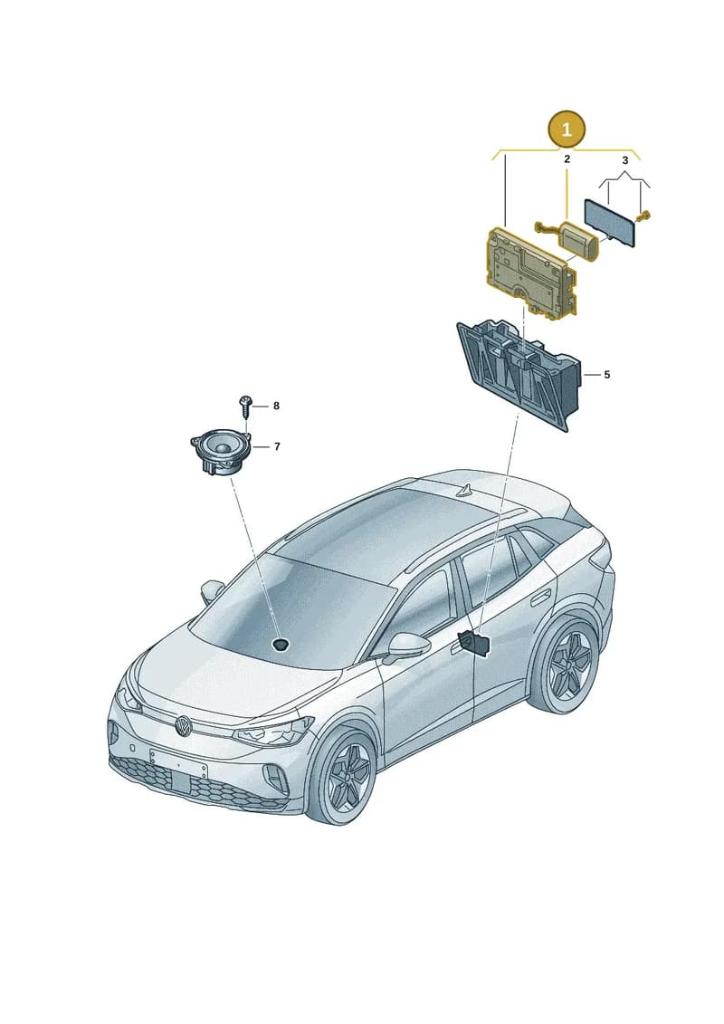 10A035284B — Skoda Enyaq (2020-2021) diagram 11a035060, position 1