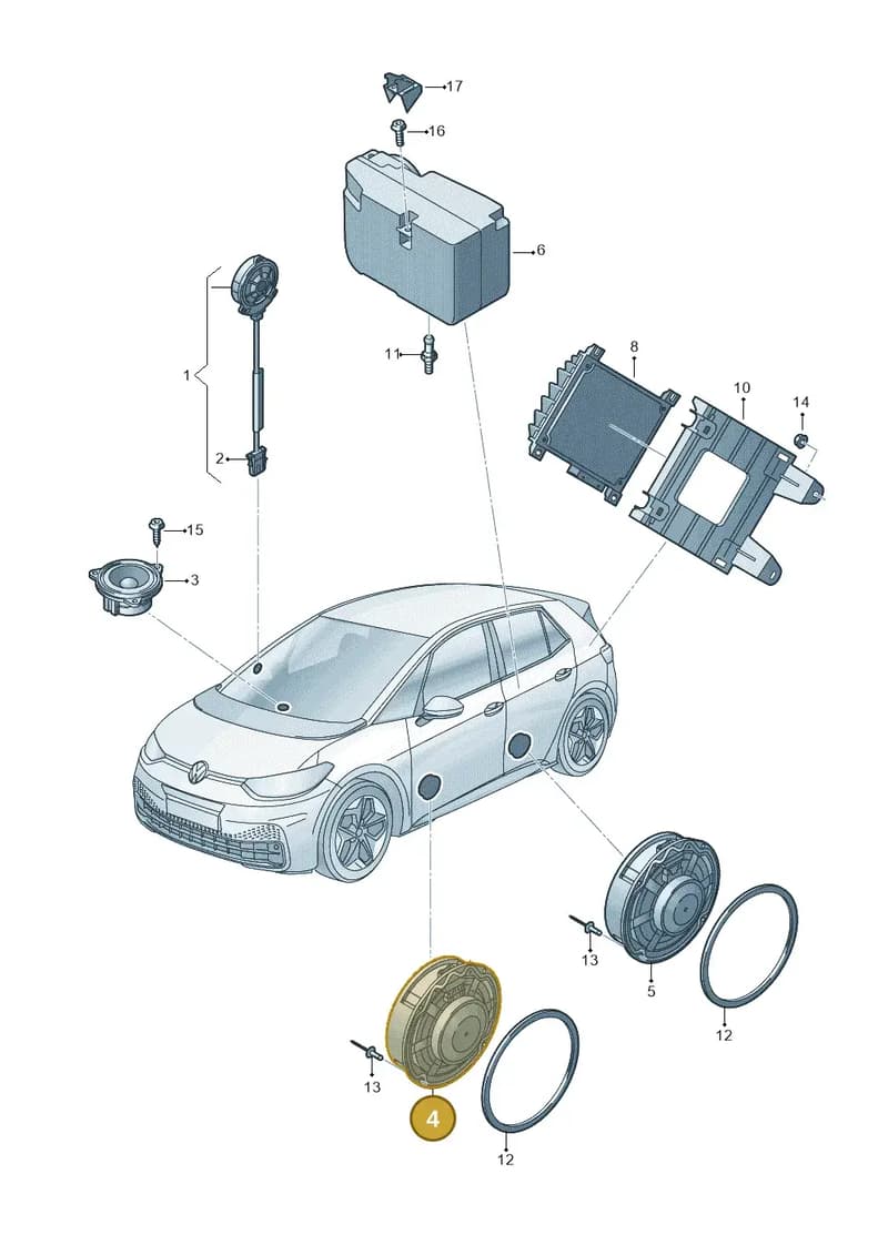 10A035453B — SEAT CUPRA Born (2021-) diagram 10a035035, position 4