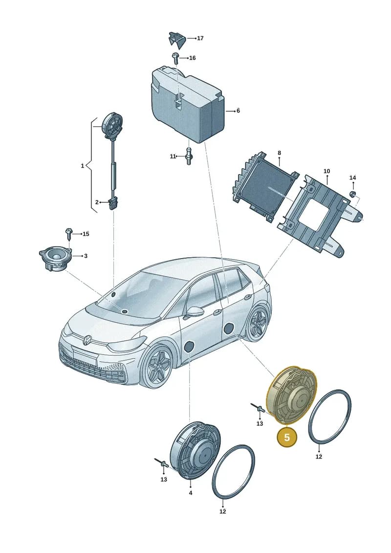 10A035710 — Volkswagen ID.3 (2019-2025) diagram 10a035035, position 5