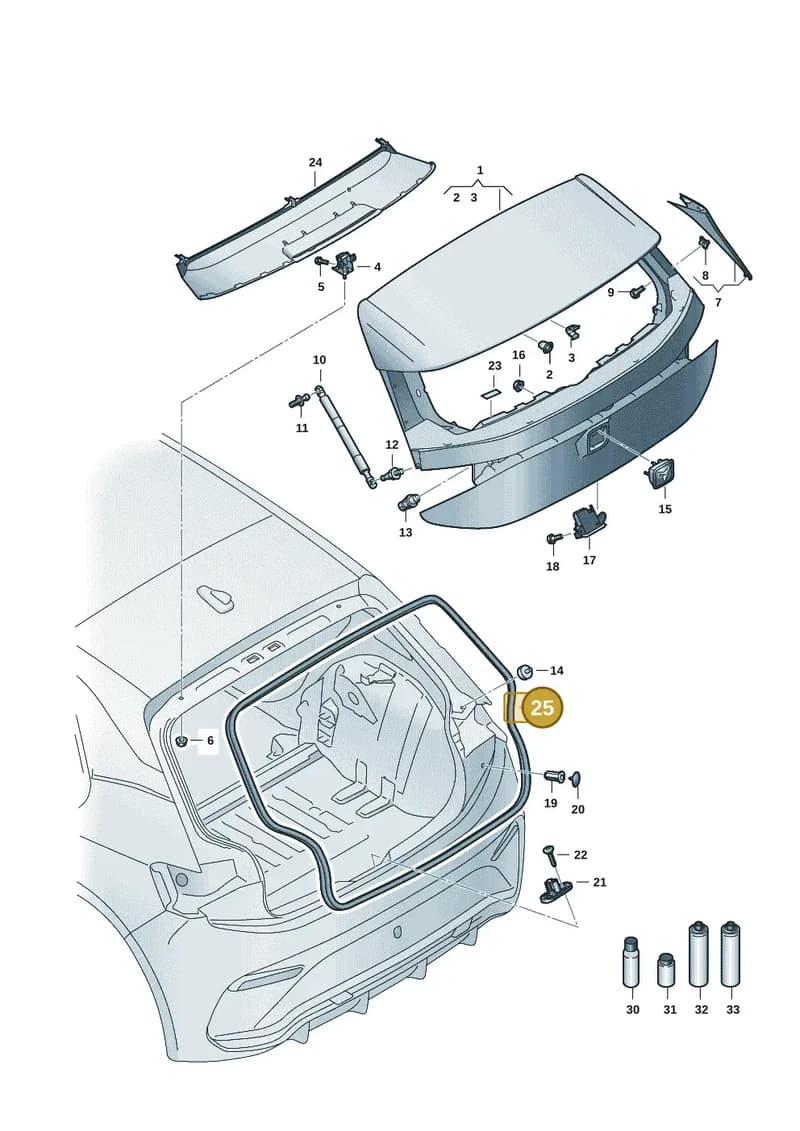 10A827705C — SEAT CUPRA Born (2021-) diagram 10s827000, position 25