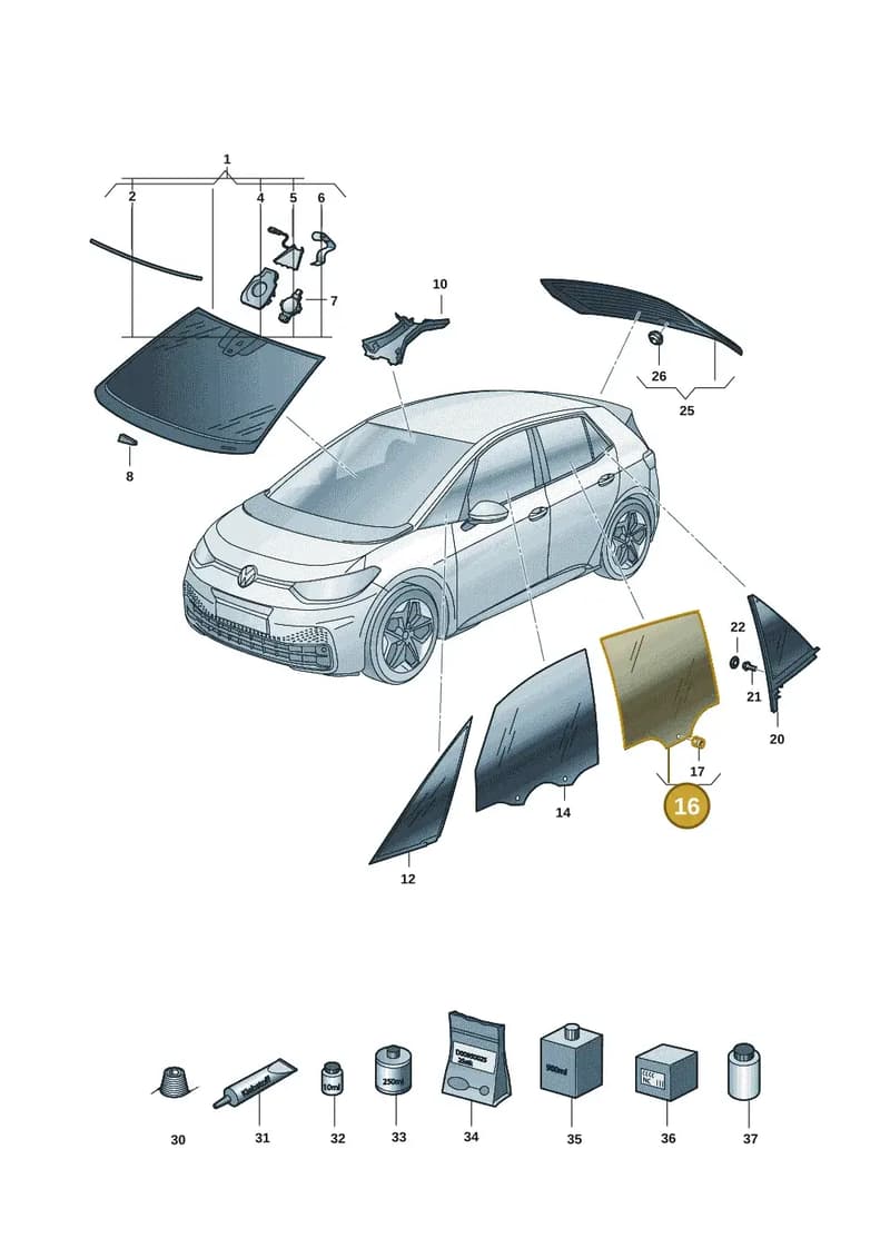 10A845026B — Volkswagen ID.3 (2019-2025) diagram 10a845000, position 16