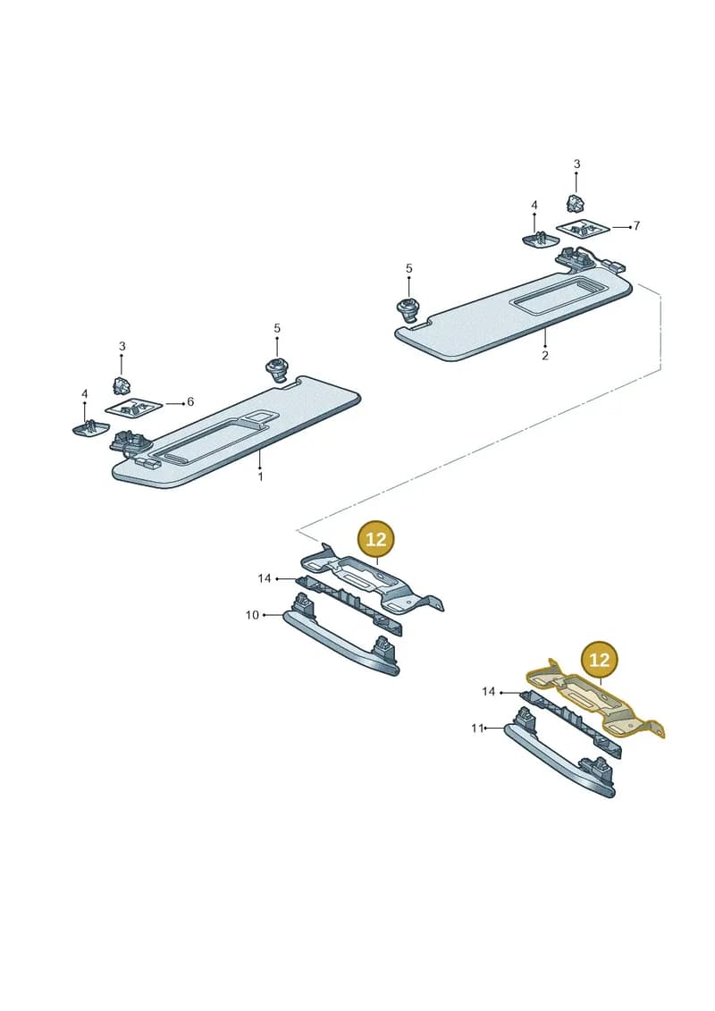 10A858687 — Volkswagen ID.3 (2019-2025) diagram 10a857050, position 12