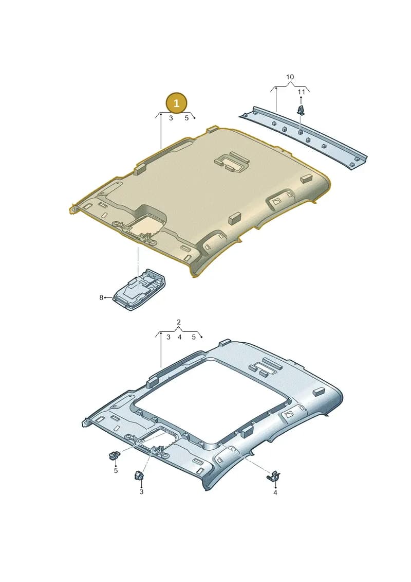 10A867501R6PS — Volkswagen ID.3 (2019-2025) diagram 10a867055, position 1