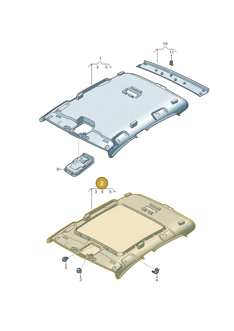 10A867501S6PS — Volkswagen ID.3 (2019-2025) diagram 10a867055, position 2