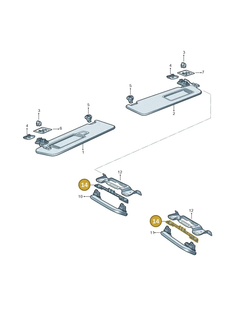 10A867660B — Volkswagen ID.3 (2019-2025) diagram 10a857050, position 14