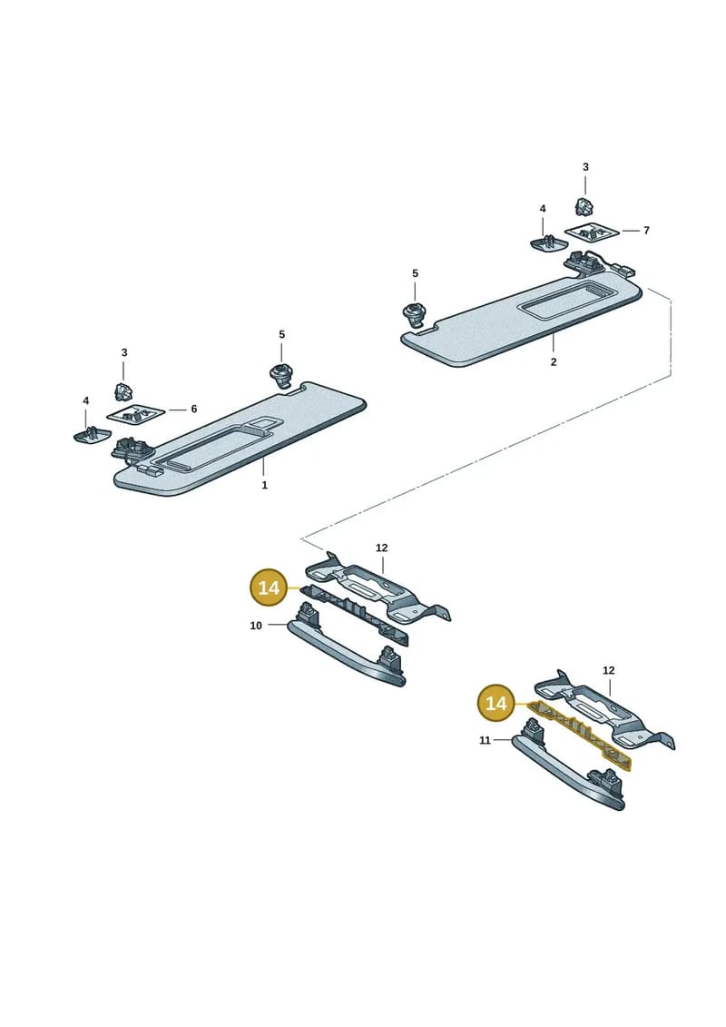 10A867660B — SEAT CUPRA Born (2021-) diagram 10a857050, position 14