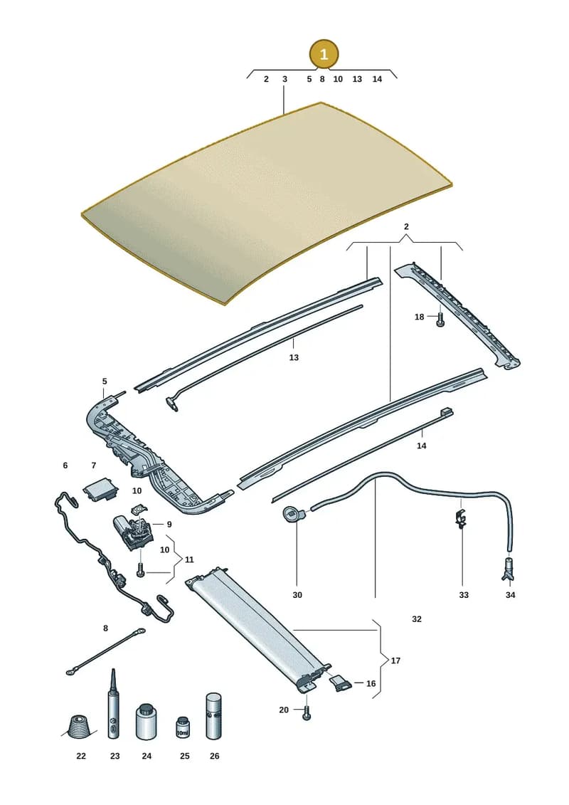 10A877045 — SEAT CUPRA Born (2021-) diagram 10a877000, position 1