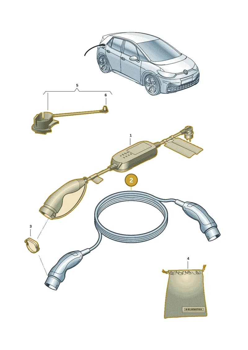 10A880805A — Volkswagen ID.3 (2019-2025) diagram 10a970000, position 2