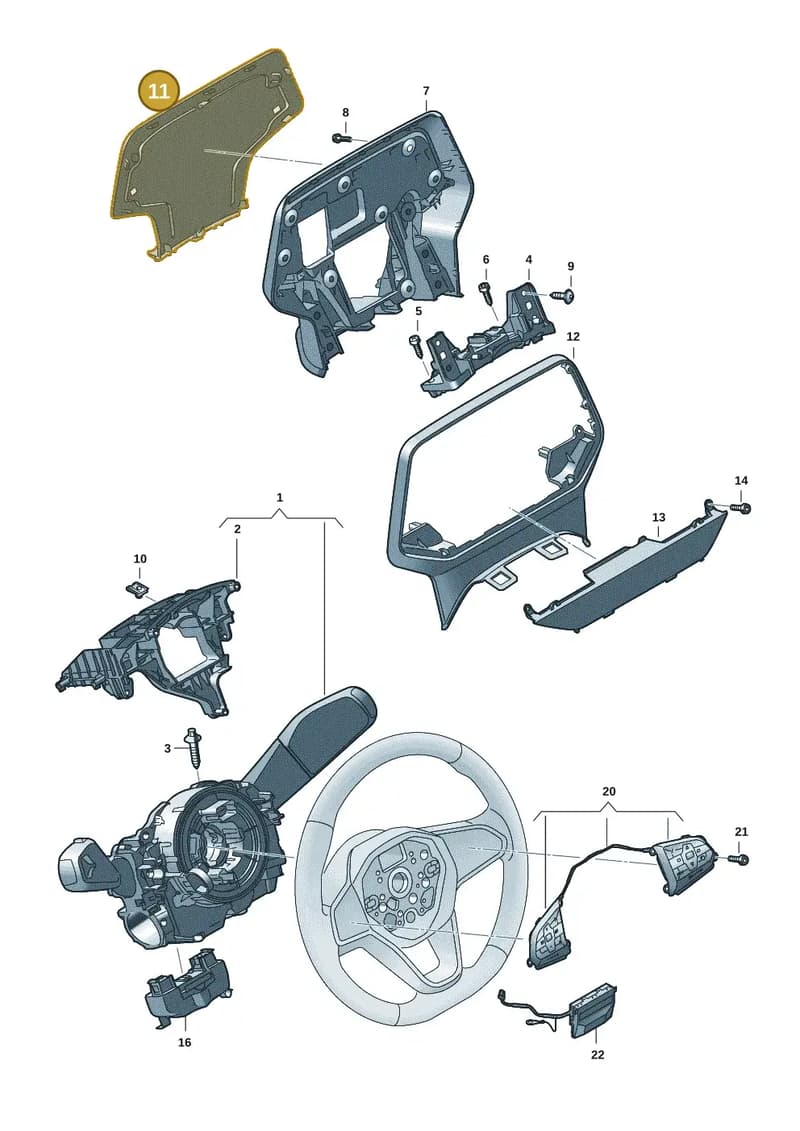 10A919068 — Volkswagen ID.4 (2020-2025) diagram 15a953500, position 11