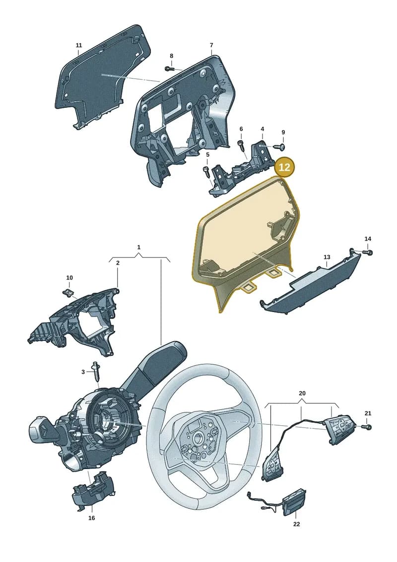 10A919132 — Volkswagen ID.4 (2020-2025) diagram 15a953500, position 12