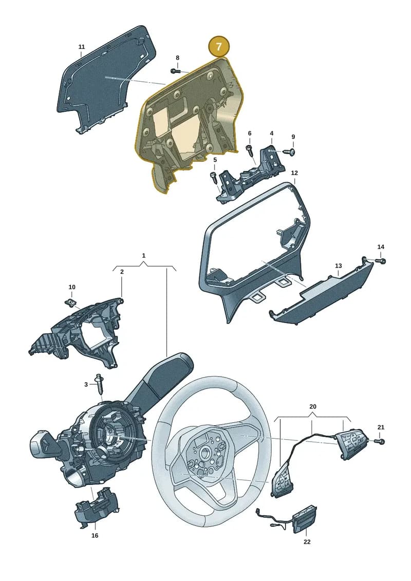 10A919669 — Volkswagen ID.4 (2020-2025) diagram 15a953500, position 7