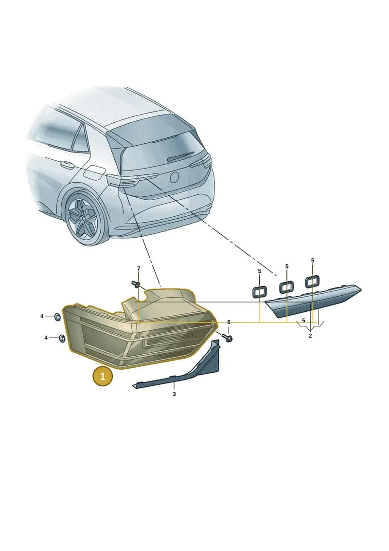 10A945207D — Volkswagen ID.3 (2019-2025) diagram 10a945000, position 1