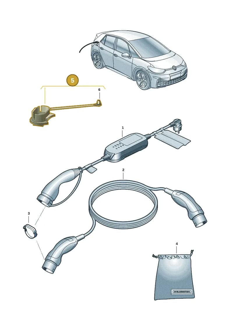 10A971393 — Volkswagen ID.3 (2019-2025) diagram 10a970000, position 5