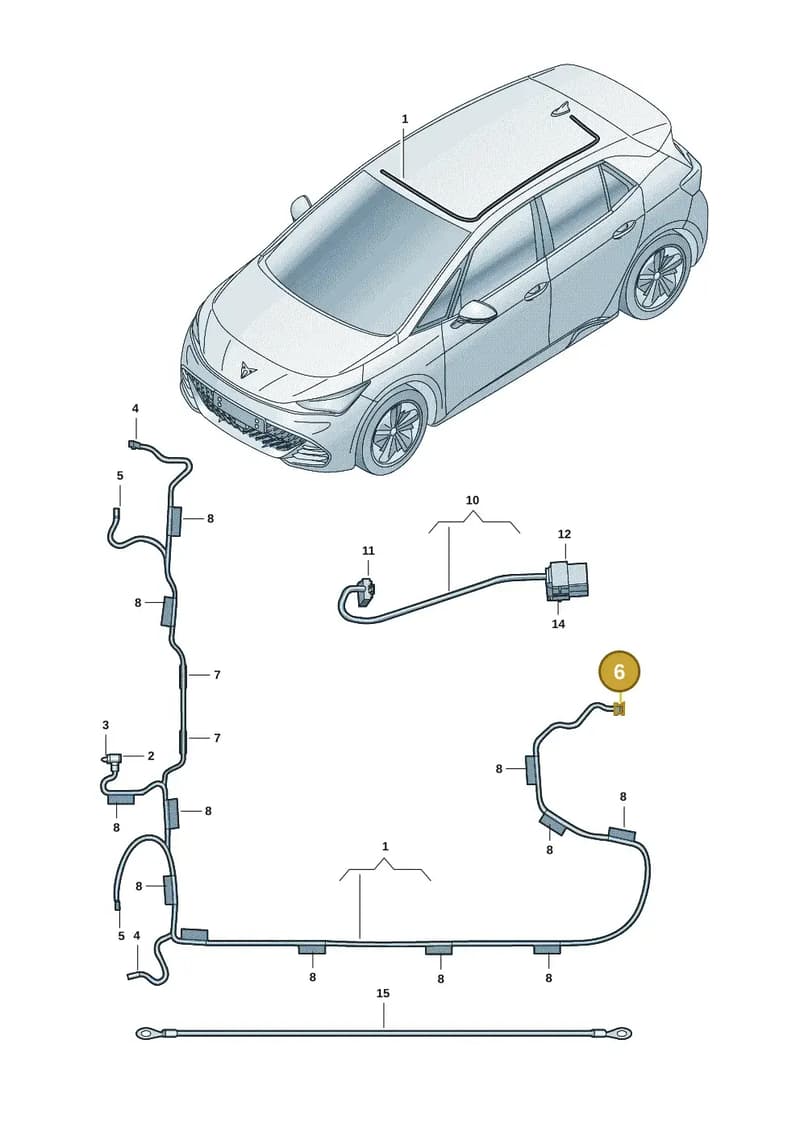 10A971841A — SEAT CUPRA Born (2021-) diagram 10s972030, position 6