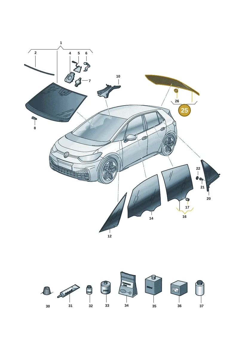 10E845051FNVB — SEAT CUPRA Born (2021-) diagram 10a845000, position 25