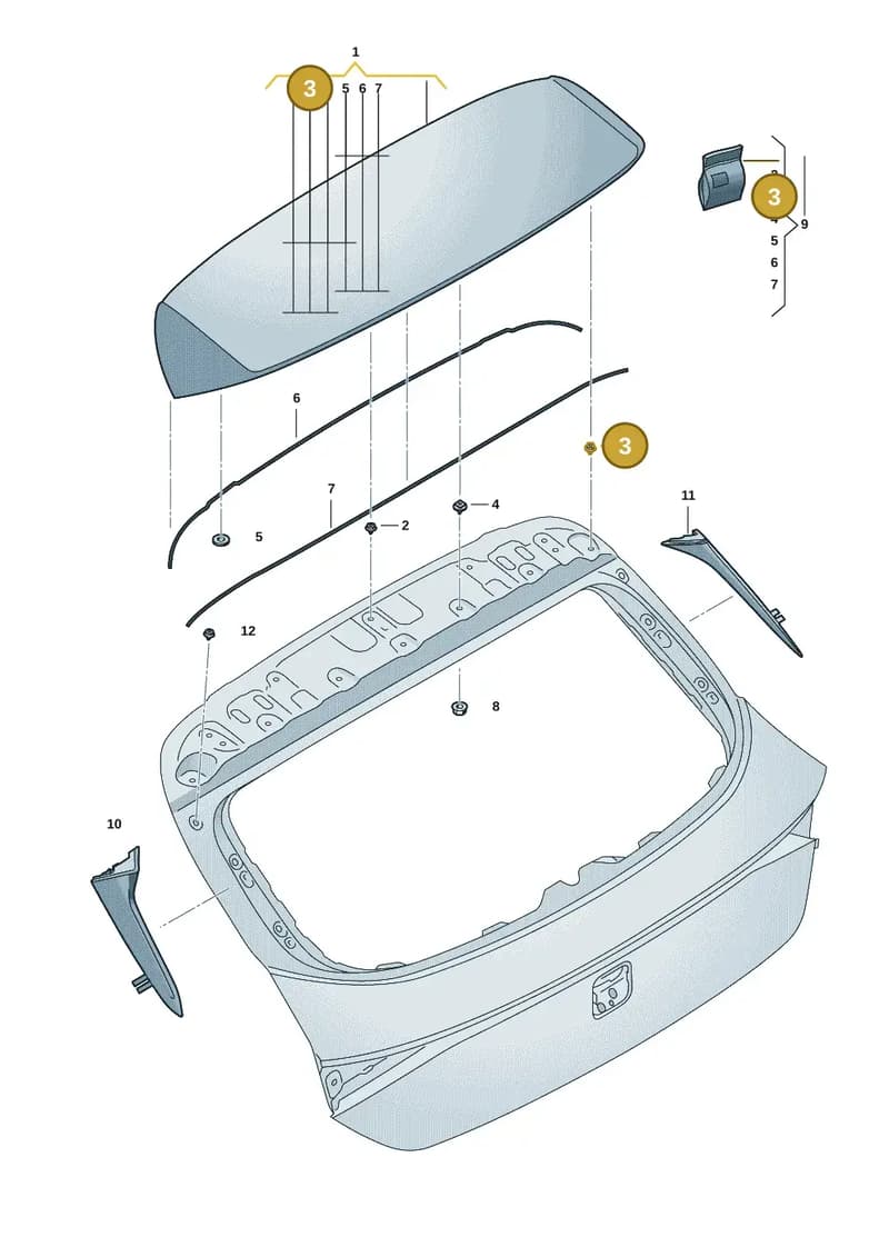 10E867299 — SEAT Leon (2019-) diagram 5fn827010, position 3